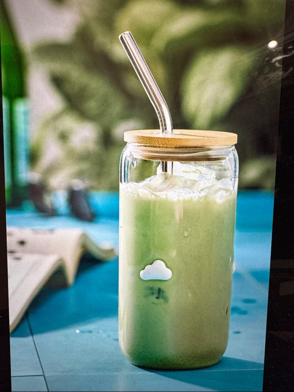 Anthropologie The Icon Juice Glass Tumbler with Lid